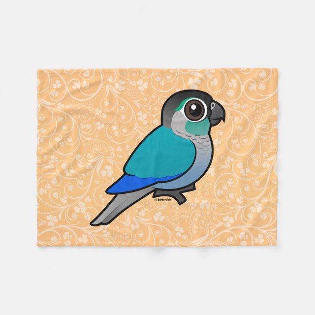 Turquoise Green-cheeked Conure Oval Acrylic Ornament