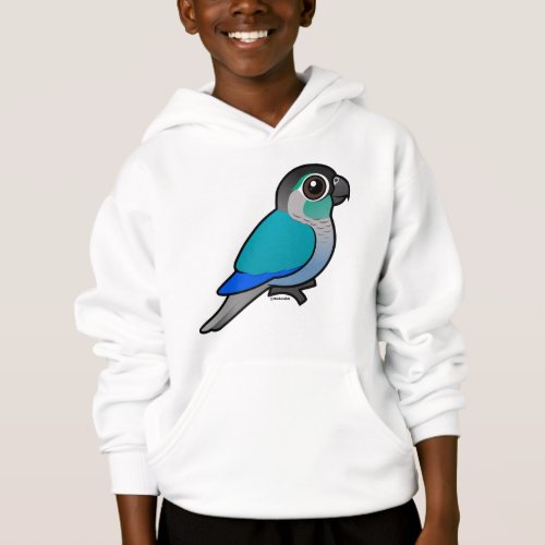 Turquoise Green_cheeked Conure Hoodie