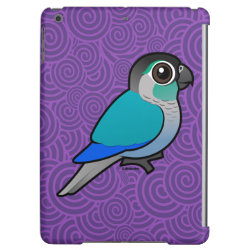 Turquoise Green-cheeked Conure Case Savvy Glossy Finish iPad Air Case