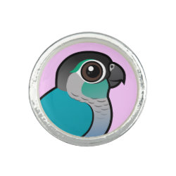 Turquoise Green-cheeked Conure Round Ring
