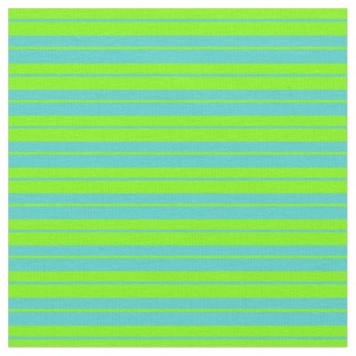 Turquoise & Green Colored Pattern Fabric