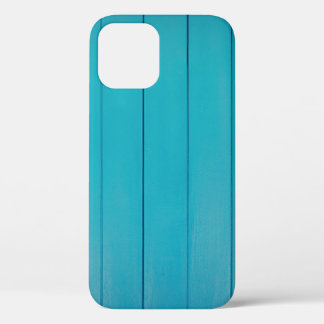 Turquoise green textured painted wall pattern iPhone 12 pro case