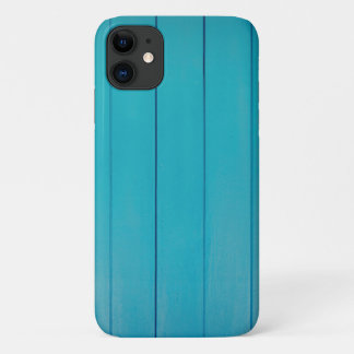 Turquoise green textured painted wall pattern iPhone 11 case
