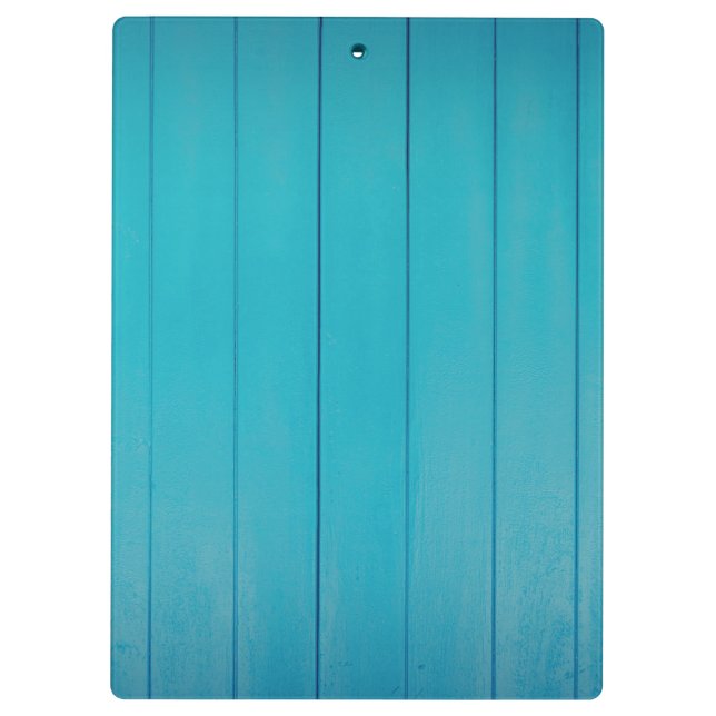 Turquoise green textured painted wall pattern clipboard (Back)