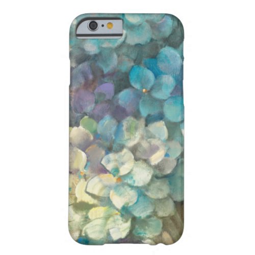 Turquoise Hydrangea Barely There iPhone 6 Case