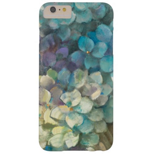 Turquoise Hydrangea Barely There iPhone 6 Plus Case