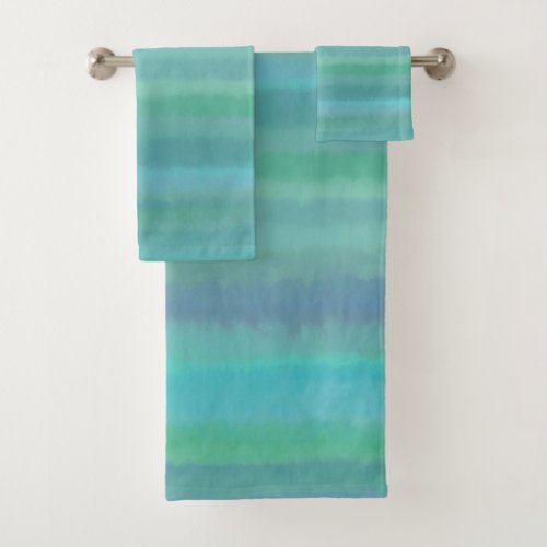 Turquoise Is My Favorite Color Bath Towel Set