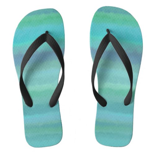 Turquoise Is My Favorite Color Flip Flops