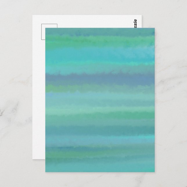 Turquoise Is My Favorite Color Postcard (Front/Back)