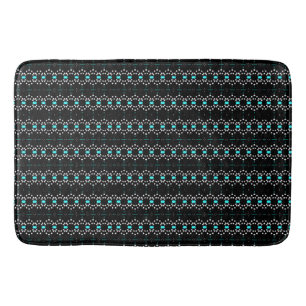 Turquoise Jewelry Bath Mat