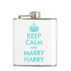 Turquoise Keep Calm and Marry Harry
