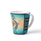 Turquoise Kokopelli Latte Mug