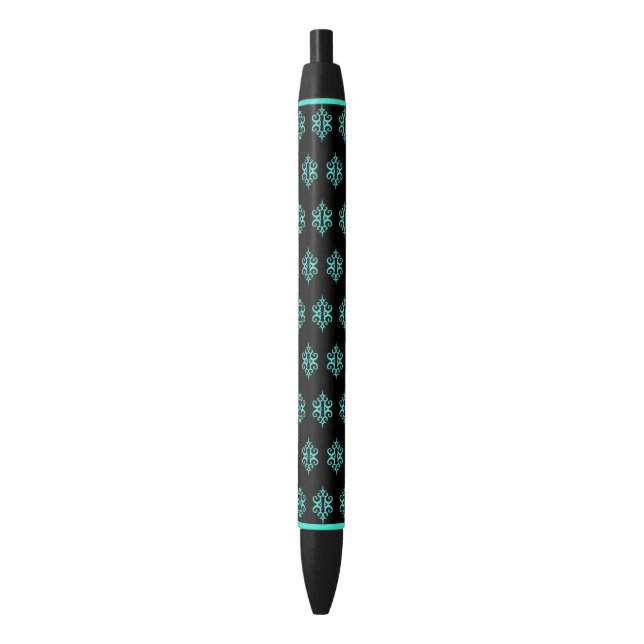  Turquoise Lace Writing Pens (Front Vertical)