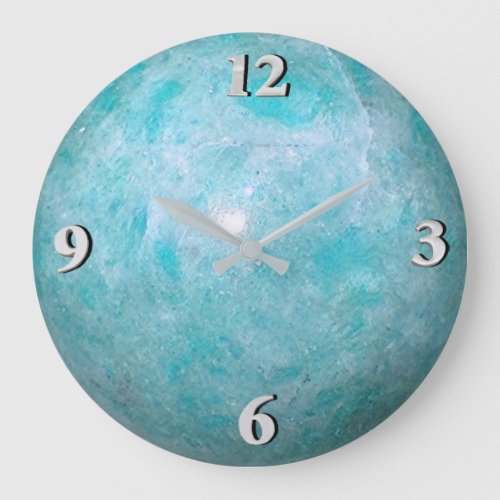 Turquoise Large Clock