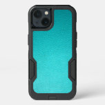 Turquoise Leather Otterbox Apple Iphone 13 Case, at Zazzle