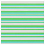 [ Thumbnail: Turquoise, Lime Green & Light Cyan Colored Lines Fabric ]