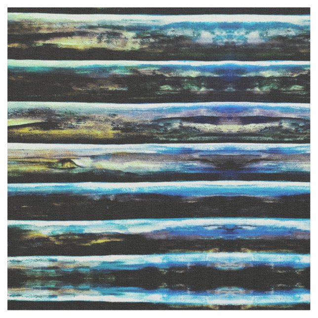 Turquoise Log Fabric (Close Up)