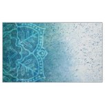 Turquoise Mandala Fabric