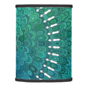 Turquoise Mandala Lamp Shade (Right)