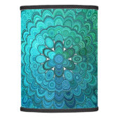 Turquoise Mandala Lamp Shade (Front)