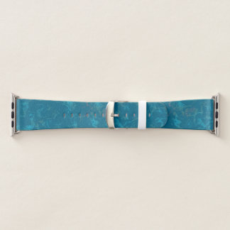 Turquoise marble apple watch band