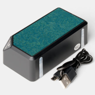 Turquoise marble bluetooth speaker