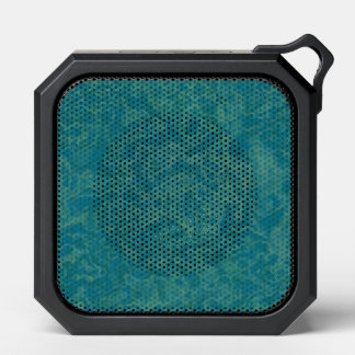 Turquoise marble bluetooth speaker