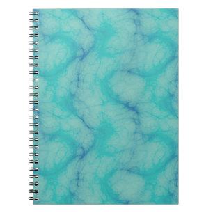 Turquoise marble notebook