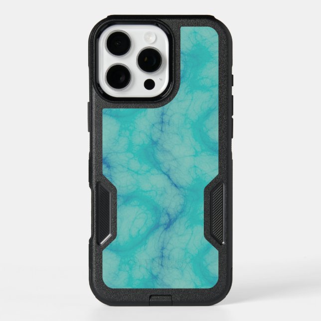 Turquoise marble otterbox iPhone case (Back)
