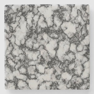 Turquoise Marble Pattern Stone Coaster