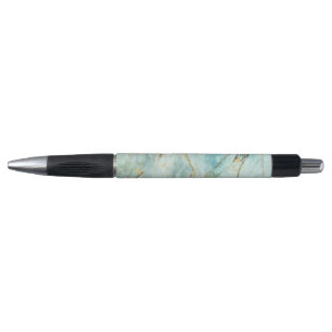 Turquoise Marble Pen