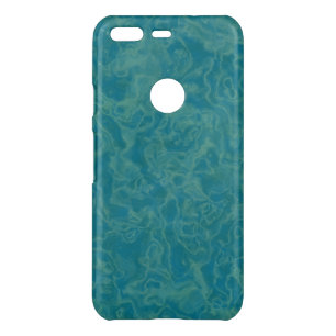 Turquoise marble uncommon google pixel case