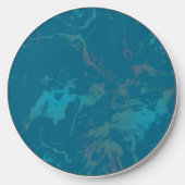 Turquoise marble wireless charger (Front)