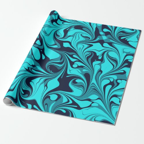 Turquoise Marble Wrapping Paper