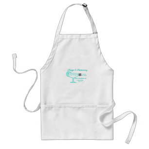 Turquoise Margs & Matrimony Bachelorette party  Adult Apron