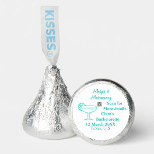 Turquoise Margs & Matrimony Bachelorette party Hershey®'s Kisses®