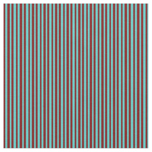 Turquoise & Maroon Pattern Fabric