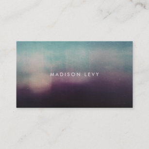 Turquoise & Mauve Minimalist Appointment Cards
