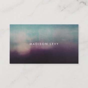 Turquoise & Mauve Minimalist Appointment Cards by Pip_Gerard at Zazzle