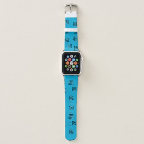 Turquoise Mazes  Apple Watch Band