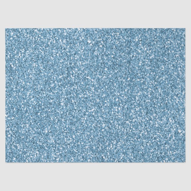 Turquoise Mermaid Glitter         Tissue Paper (Front)