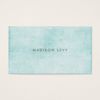 Turquoise Minimalist Distressed Appointment Cards