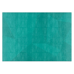 Turquoise, modern, cool, trendy geometric art cutting board