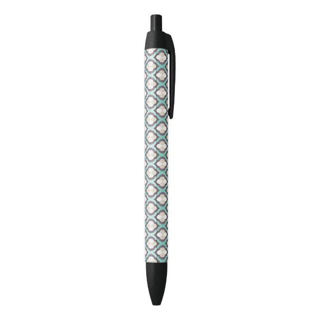 Turquoise Moroccan Pattern Pen (Bottom (Vertical))