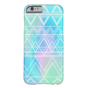 Turquoise Multi Tribal Barely There Iphone 6 Case by OrganicSaturation at Zazzle