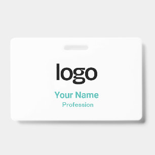 Turquoise Name Tags Badges