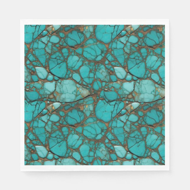 Turquoise  napkins (Front)