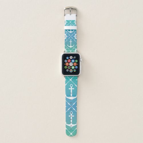 Turquoise Nautical summer Apple Watch Band