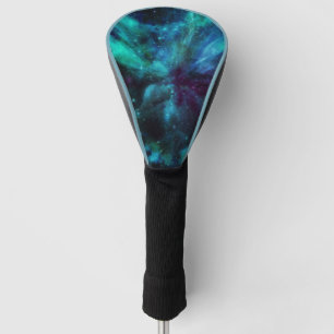 Turquoise Nebula Golf Head Cover