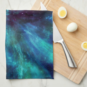 Turquoise Nebula  Kitchen Towel
